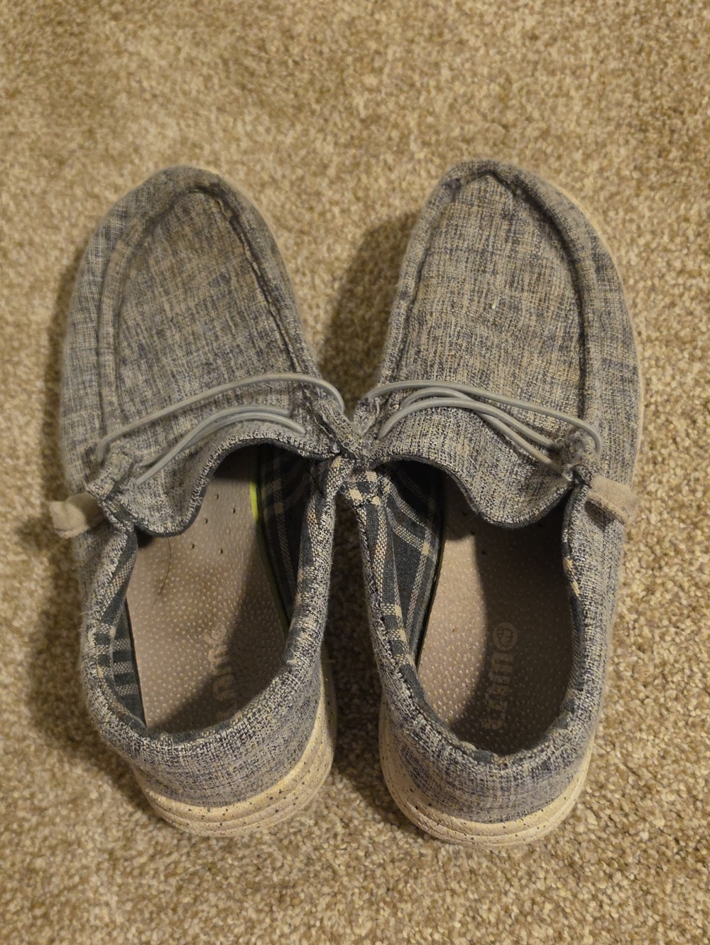 Lamo Women's Heathered Light Gray Slip-On Loafers